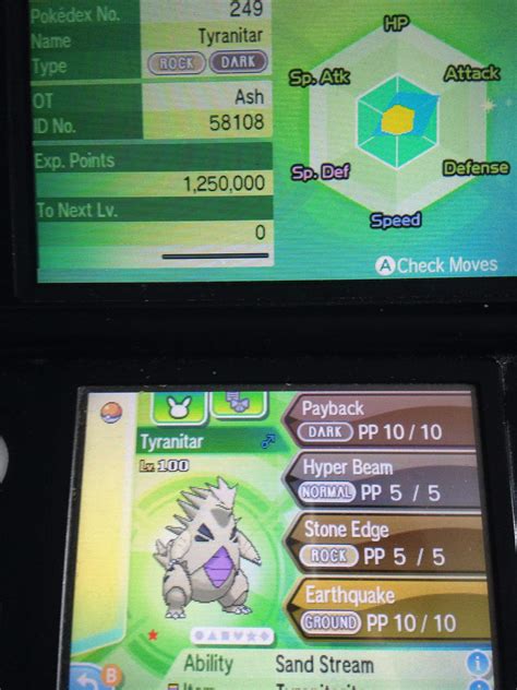 best moveset for tyranitar